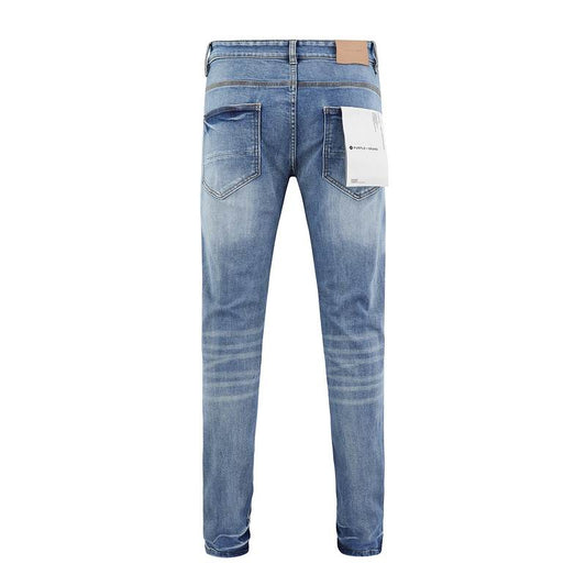Men's Purple Fashionable Casual Jeans Pants Size 30-38