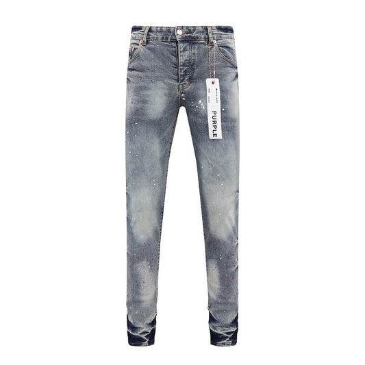 Men's Purple Fashionable Casual Jeans Pants Size 30-38