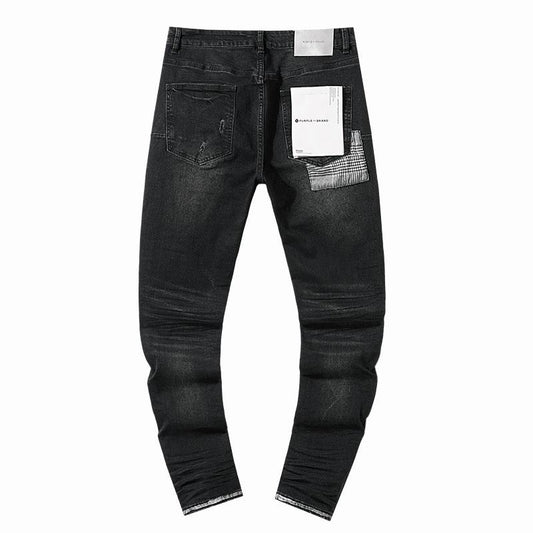 Men's Purple Fashionable Casual Jeans Pants Size 30-38