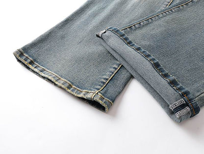 Men's Purple Fashionable Casual Jeans Pants Size 30-38