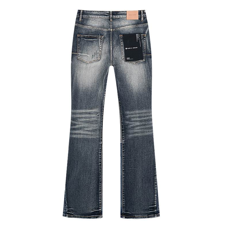 Men's Purple Fashionable Casual Jeans Pants Size 30-38