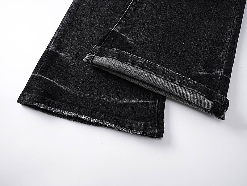 Men's Purple Fashionable Casual Jeans Pants Size 30-38