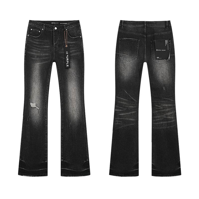 Men's Purple Fashionable Casual Jeans Pants Size 30-38