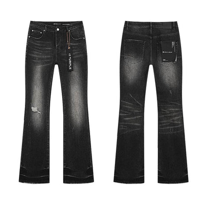 Men's Purple Fashionable Casual Jeans Pants Size 30-38
