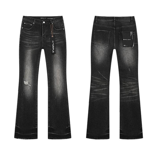 Men's Purple Fashionable Casual Jeans Pants Size 30-38