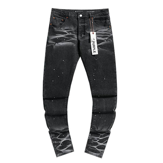 Men's Purple Fashionable Casual Jeans Pants Size 30-38