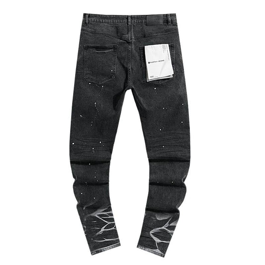 Men's Purple Fashionable Casual Jeans Pants Size 30-38
