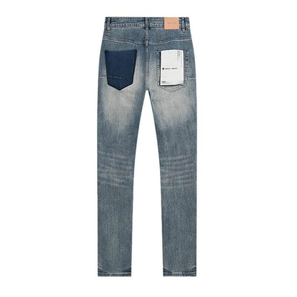 Men's Purple Fashionable Casual Jeans Pants Size 30-38