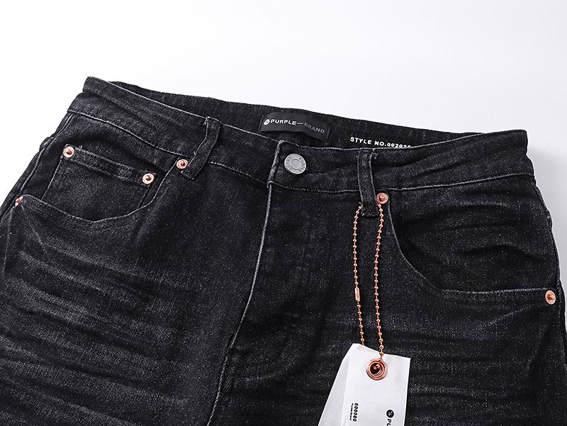 Men's Purple Fashionable Casual Jeans Pants Size 30-38