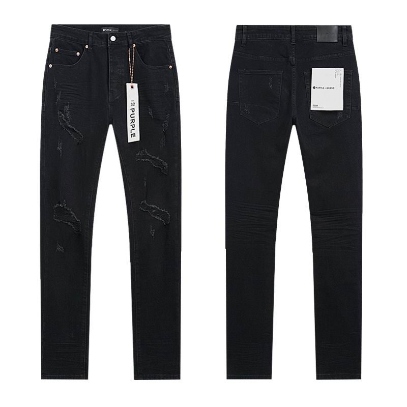 Men's Purple Fashionable Casual Jeans Pants Size 30-38