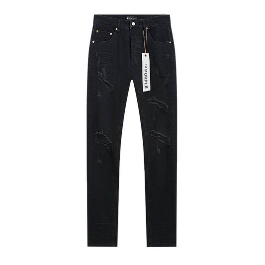 Men's Purple Fashionable Casual Jeans Pants Size 30-38