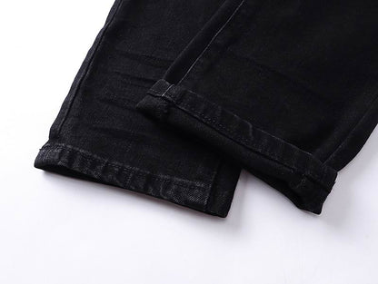 Men's Purple Fashionable Casual Jeans Pants Size 30-38