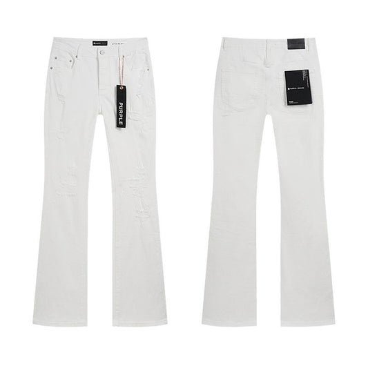 Men's Purple Fashionable Casual Jeans Pants Size 30-38