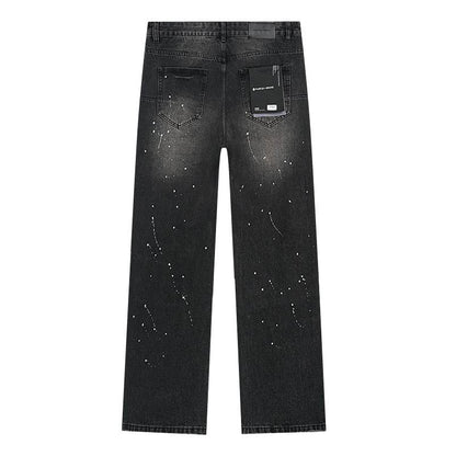 Men's Purple Fashionable Casual Jeans Pants Size 30-38