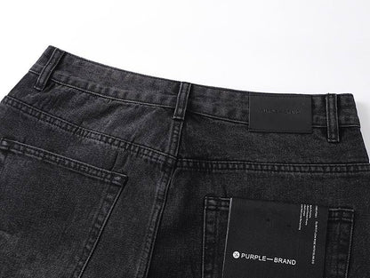 Men's Purple Fashionable Casual Jeans Pants Size 30-38