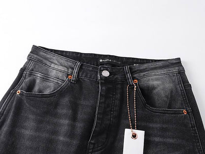 Men's Purple Fashionable Casual Jeans Pants Size 30-38