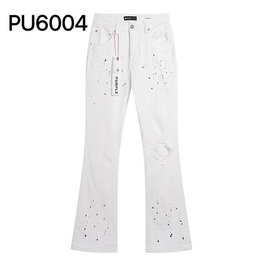 Men's Purple Fashionable Casual Jeans Pants Size 30-38
