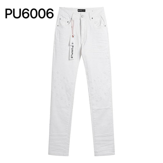Men's Purple Fashionable Casual Jeans Pants Size 30-38