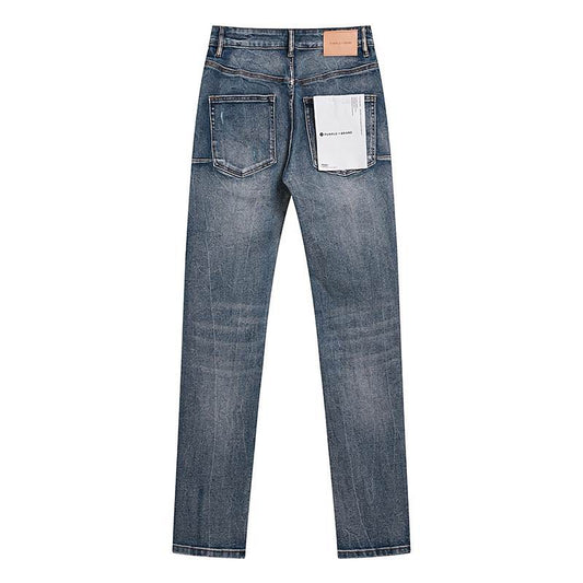 Men's Purple Fashionable Casual Jeans Pants Size 30-38