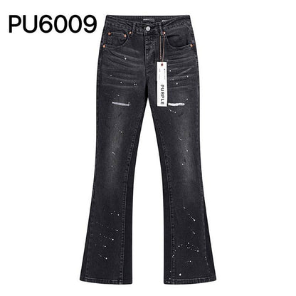 Men's Purple Fashionable Casual Jeans Pants Size 30-38