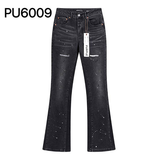 Men's Purple Fashionable Casual Jeans Pants Size 30-38