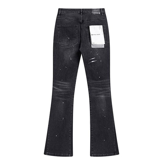 Men's Purple Fashionable Casual Jeans Pants Size 30-38