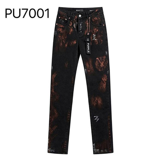 Men's Purple Fashionable Casual Jeans Pants Size 30-38