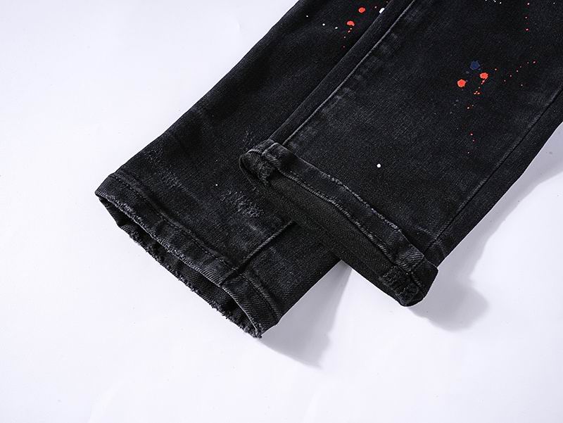 Men's Purple Fashionable Casual Jeans Pants Size 30-38