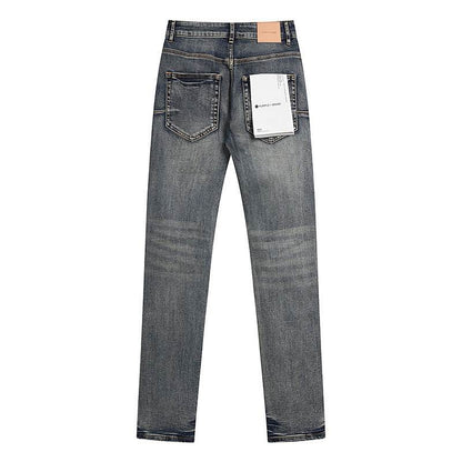 Men's Purple Fashionable Casual Jeans Pants Size 30-38