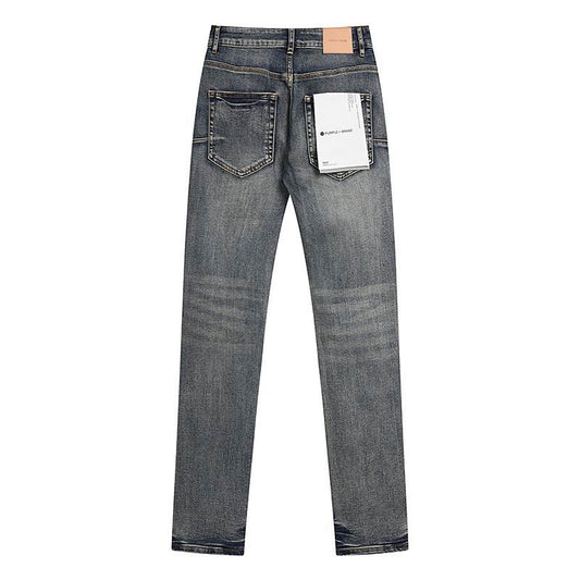 Men's Purple Fashionable Casual Jeans Pants Size 30-38