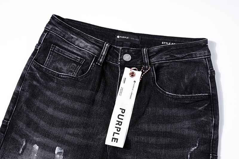 Men's Purple Fashionable Casual Jeans Pants Size 30-38