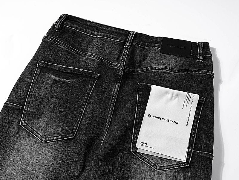 Men's Purple Fashionable Casual Jeans Pants Size 30-38
