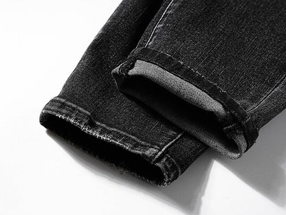 Men's Purple Fashionable Casual Jeans Pants Size 30-38
