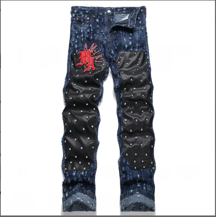 Men's Amiri Fashionable Casual Jeans Pants Size 29-38