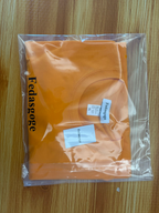 Fedasgoge Classic Orange T-shirt Cheap Jerseys, 100% Pure Cotton Breathable Sweat-Wicking Soft, Comfortable Skin-Friendly Short Sleeve Basic Jerseys for Daily Wear