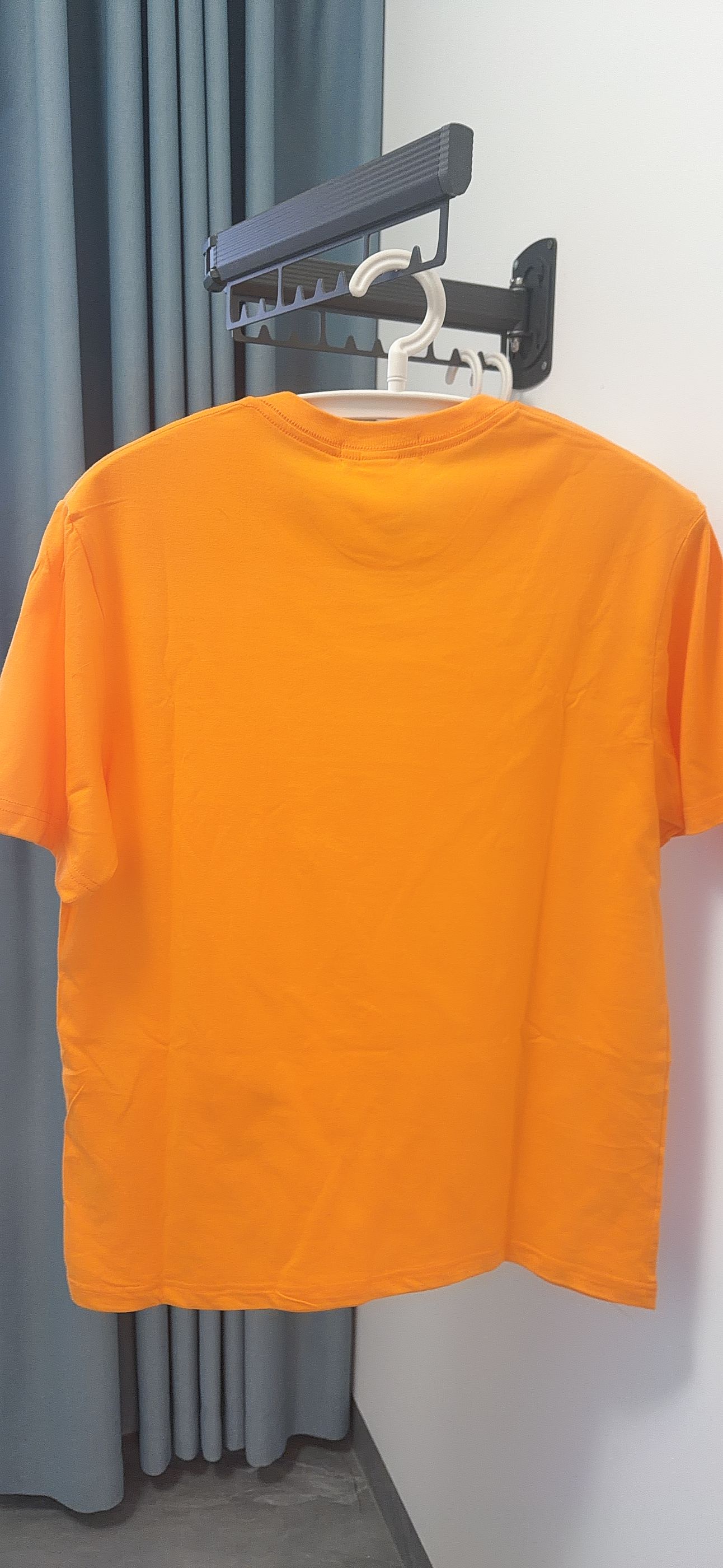 Fedasgoge Classic Orange T-shirt Cheap Jerseys, 100% Pure Cotton Breathable Sweat-Wicking Soft, Comfortable Skin-Friendly Short Sleeve Basic Jerseys for Daily Wear