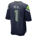 S.Seahawks #1 Julian Neal College Navy Team Game Football jersey Fedasgoge