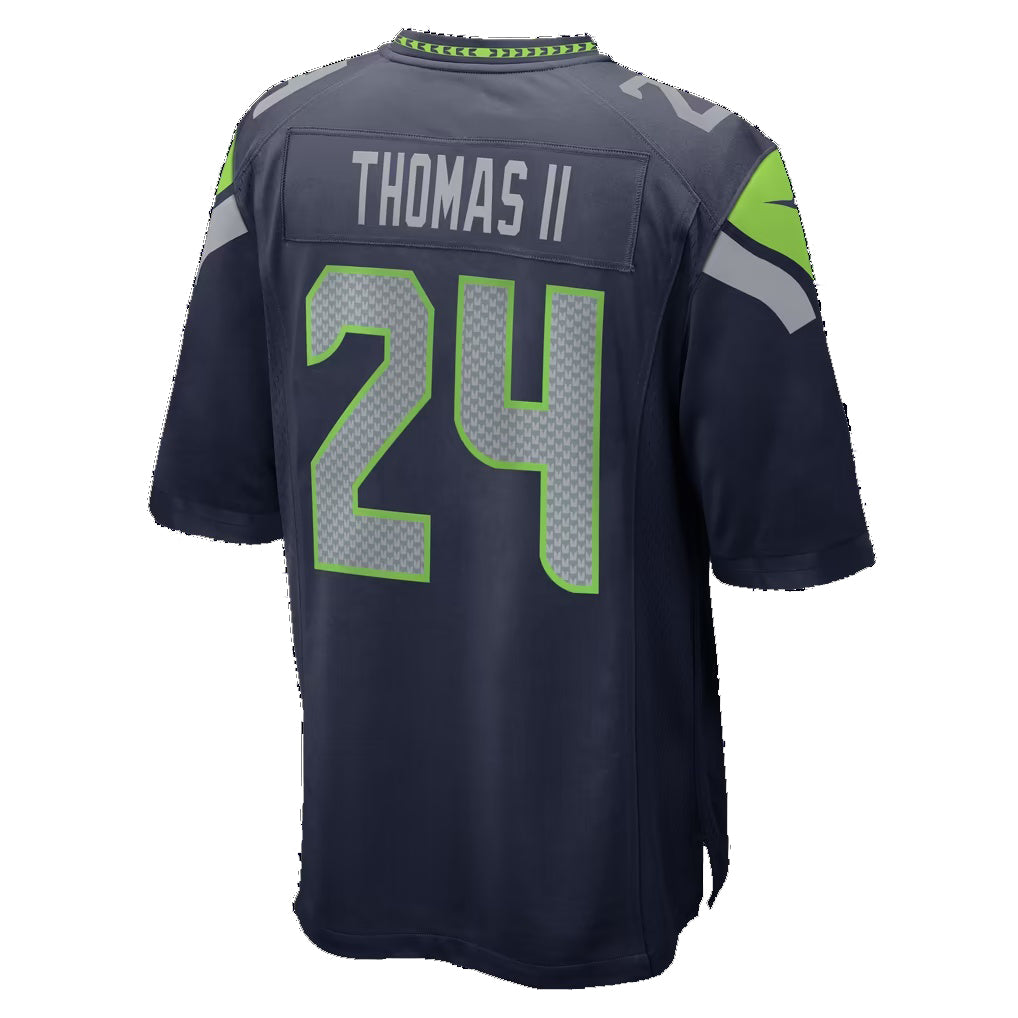 S.Seahawks #24 Rodney Thomas II College Navy Team Game Football jersey Fedasgoge