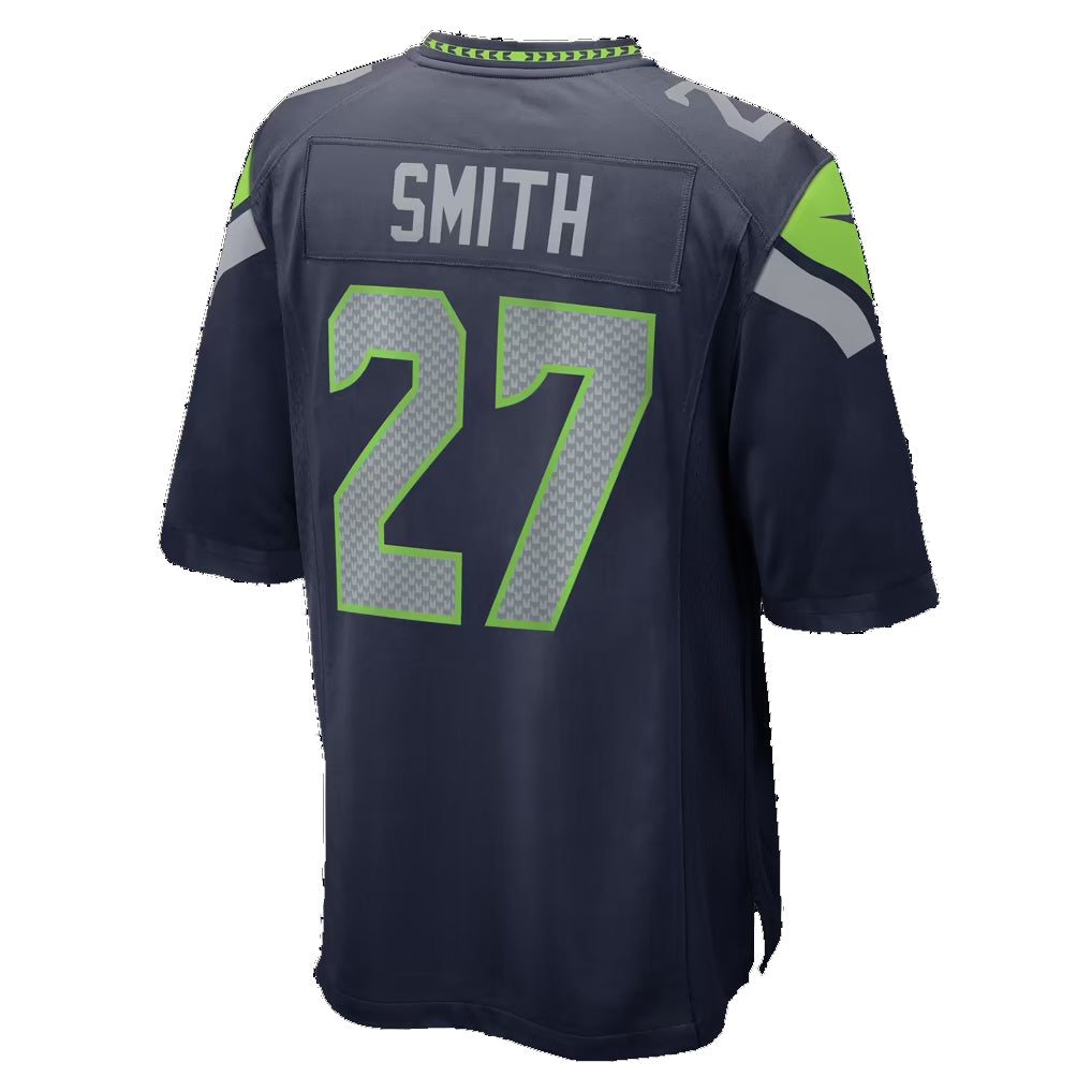 S.Seahawks #27 Avery Smith College Navy Team Game Football jersey Fedasgoge