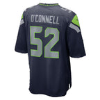 S.Seahawks #52 Patrick O'Connell College Navy Team Game Football jersey Fedasgoge
