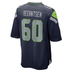 S.Seahawks #60 Evan Beerntsen College Navy Fedasgoge Team Game Jersey