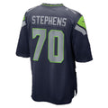 S.Seahawks #70 Beau Stephens College Navy Team Game Football jersey Fedasgoge