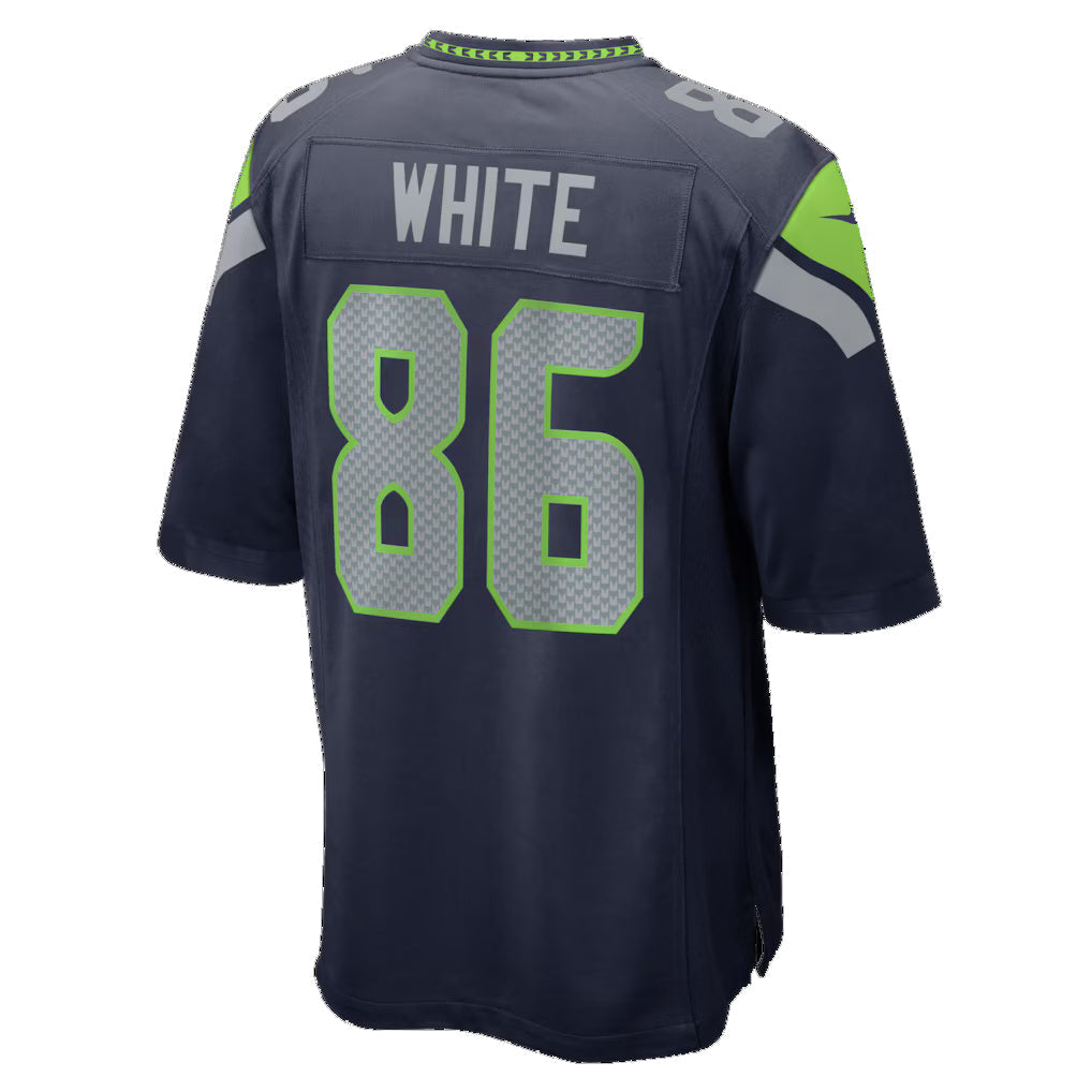 S.Seahawks #86 Ricky White College Navy Team Game Jersey Fedasgoge