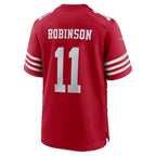 SF.49ers #11 Demarcus Robinson Scarlet Team Game Football jersey Fedasgoge