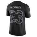 SF.49ers #23 Christian McCaffrey Black 2026 Salute to Service Stitched Limited Football jersey Fedasgoge