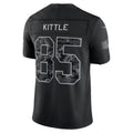 SF.49ers #85 George Kittle Black 2026 Salute to Service Stitched Limited Football jersey Fedasgoge