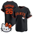 San Francisco Giant #26 Matt Chapman Black Fedasgoge Meow KT Vapor Premier Limited All Stitched Jersey