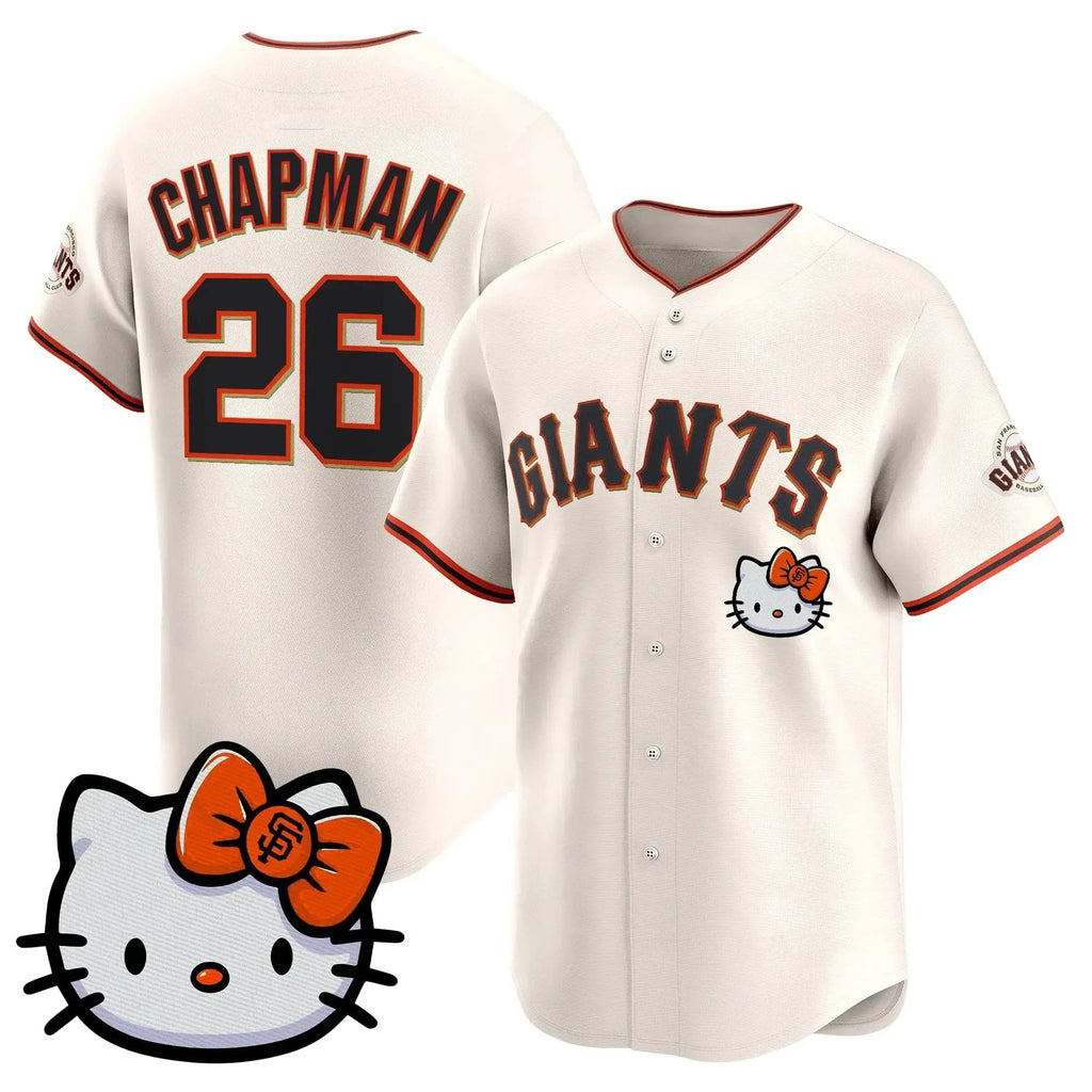 San Francisco Giant #26 Matt Chapman Cream Fedasgoge Meow KT Vapor Premier Limited All Stitched Jersey