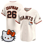 San Francisco Giant #26 Matt Chapman Cream Fedasgoge Meow KT Vapor Premier Limited All Stitched Jersey
