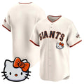 San Francisco Giant Cream Fedasgoge Meow KT Vapor Premier Limited All Stitched Jersey